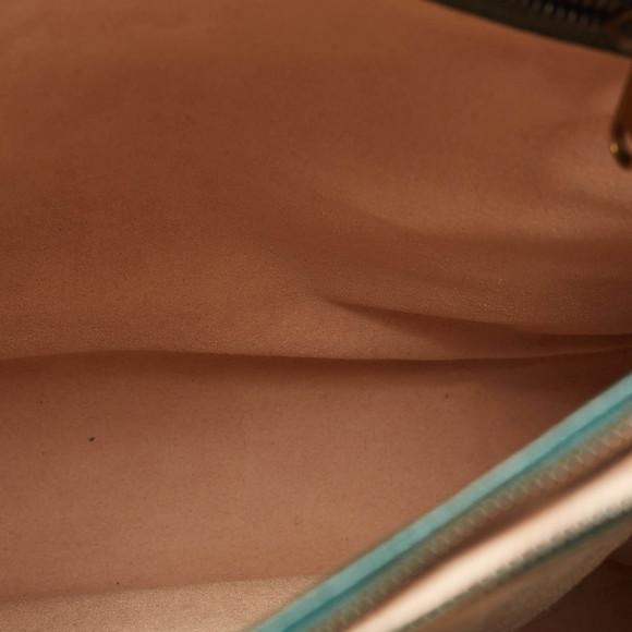 GUCCI Green Leather Bamboo Diana Tote - Picture 8 of 8